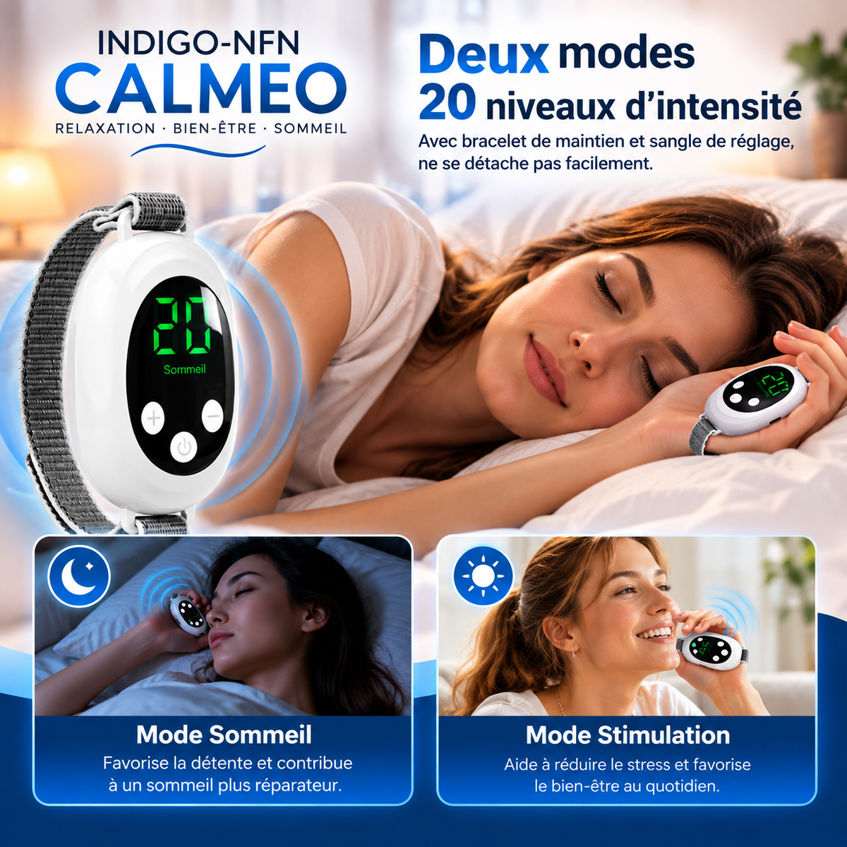 🧘CALMEO 🛌 Votre allié anti-stress pour des nuits plus sereines.