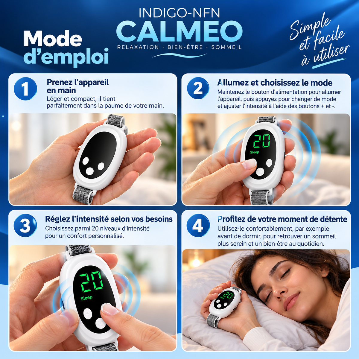 🧘CALMEO 🛌 Votre allié anti-stress pour des nuits plus sereines.