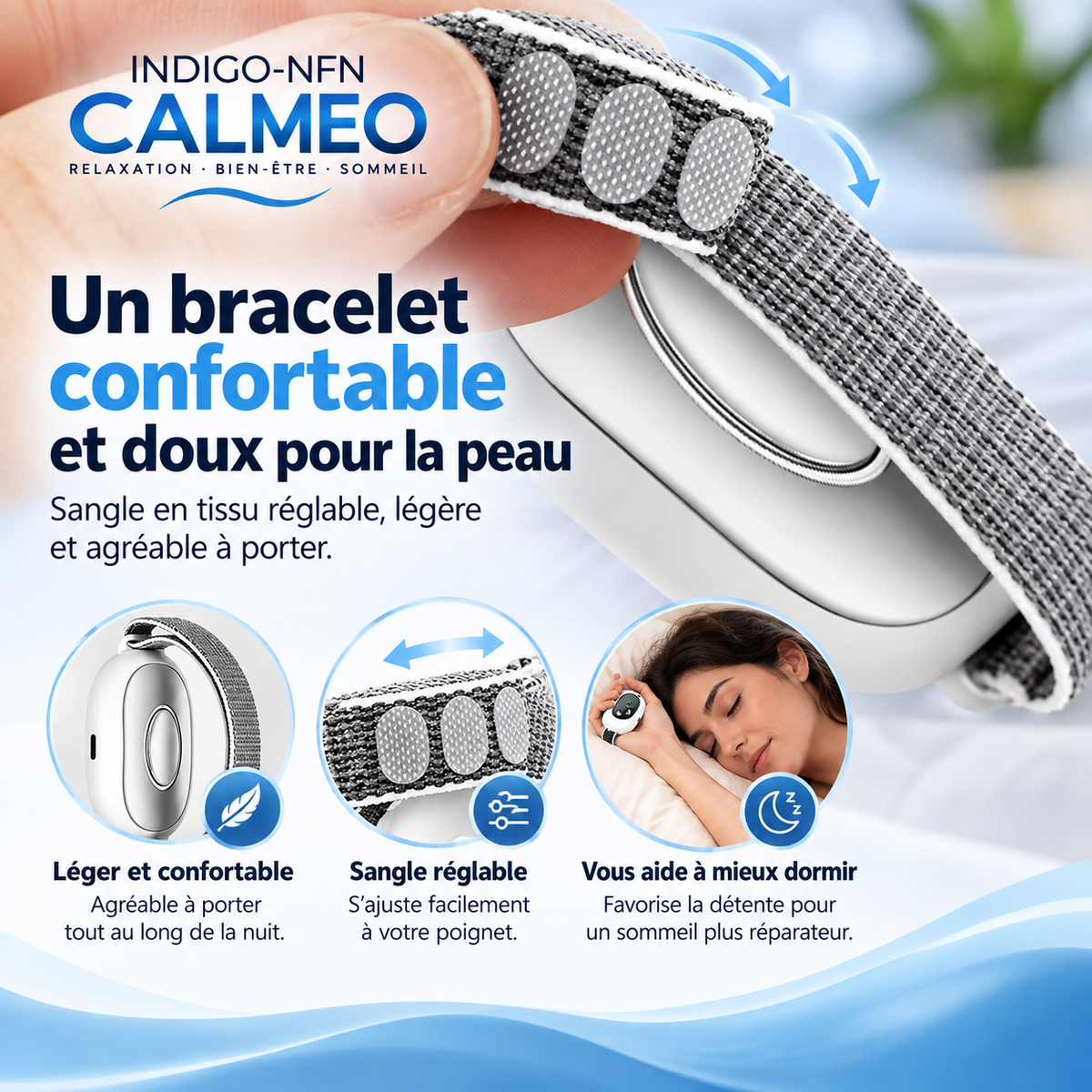 🧘CALMEO 🛌 Votre allié anti-stress pour des nuits plus sereines.